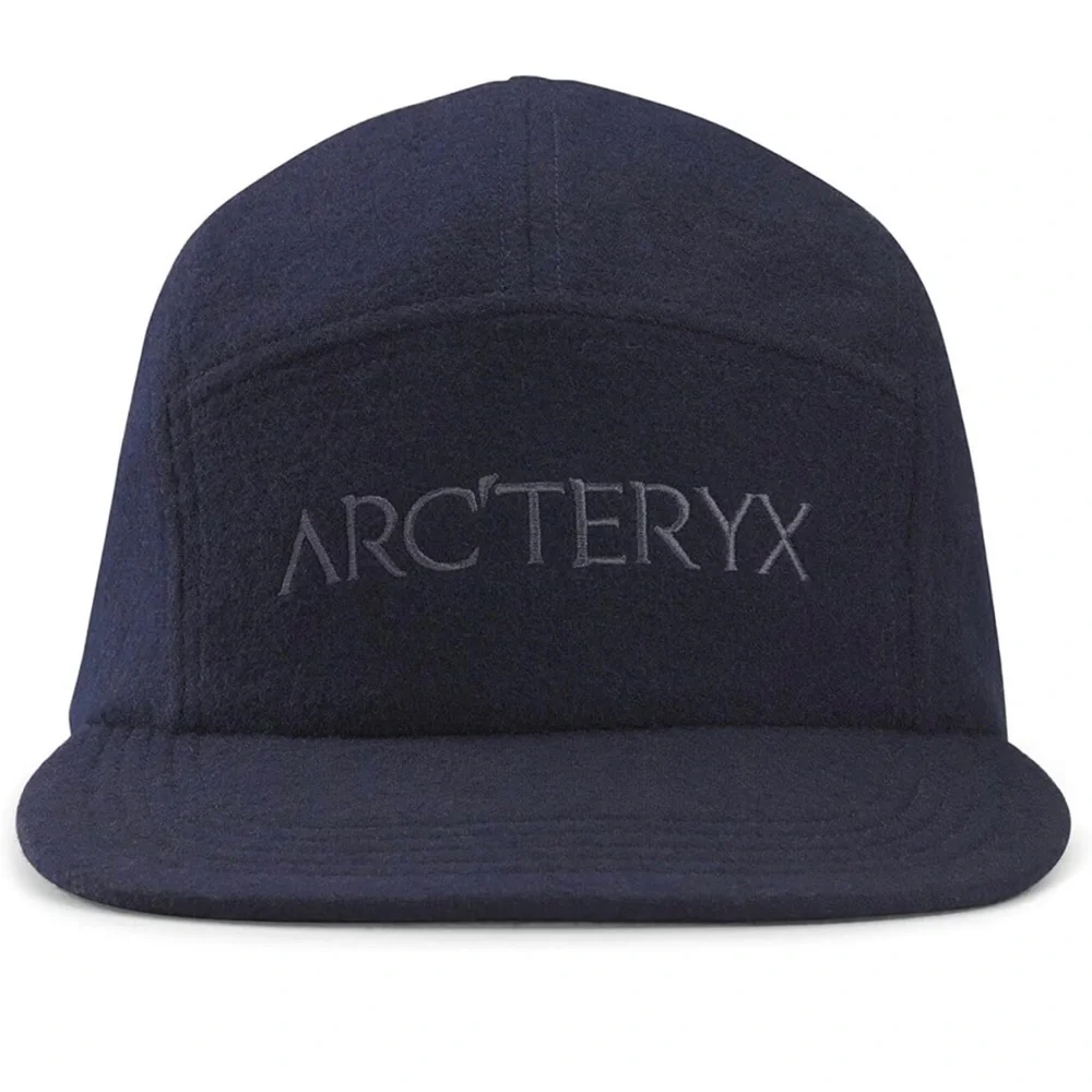 Arc'teryx Navy Blue 5 panel wool baseball cap - O/S - Picture 1 of 4